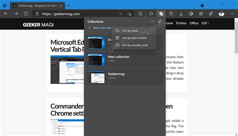 Collections Feature In Microsoft Edge And How To Use Them