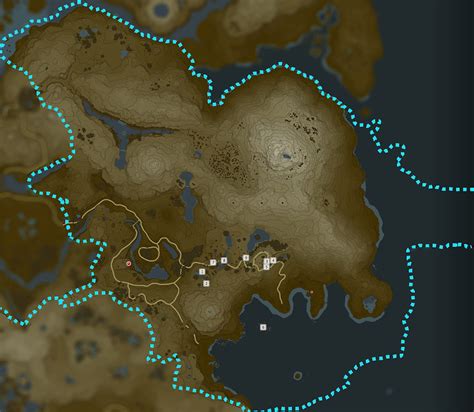 Zelda Breath Of The Wild Tower Map