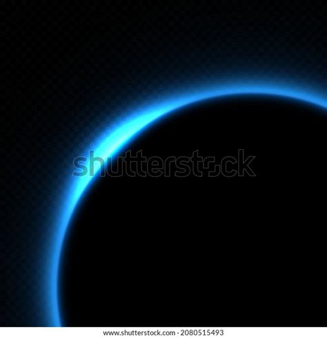 Vector Blue Eclipse Different Phases Png Stock Vector Royalty Free