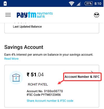 The bank account number is mentioned on the cheque. DEMO देखिये - Paytm Payments Bank Saving Account - AskmeHindi