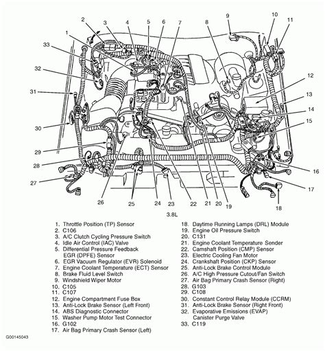 2001 Ford Mustang Engine 38l V6