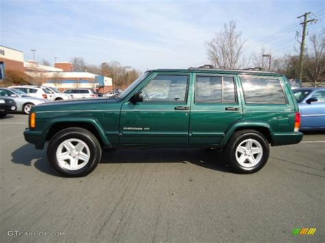2000 Forest Green Pearl Jeep Cherokee Limited 4x4 43255132 Photo 2
