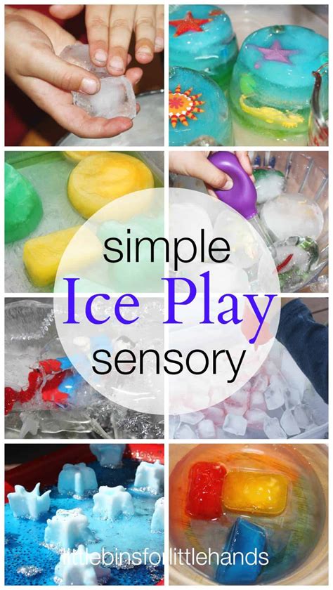 Ice Play Simple Sensory Activities | Little Bins for Little Hands
