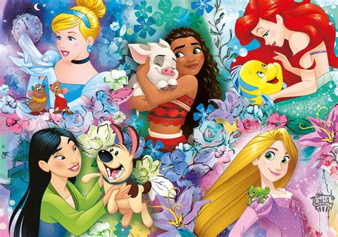 Disney Princesses 60 Pcs Supercolor Puzzle Clementoni