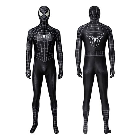 Spider Man Symbiote Black Suit Raimi Tobey Maguire Marvel Mcu Costume