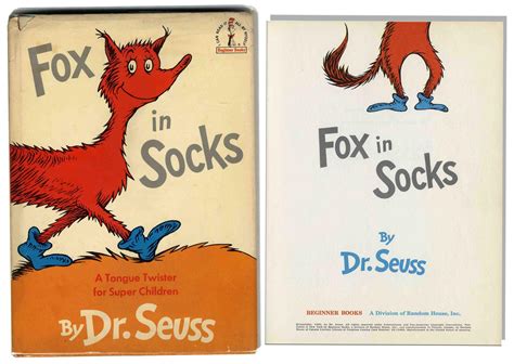 Dr Seuss Fox In Socks 1st Ed