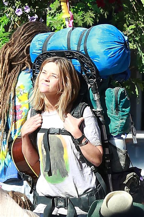 Reese Witherspoon On The Set Of Wild Popsugar Celebrity