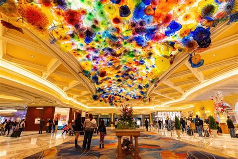 Interior View Of The Lobby Of Bellagio Hotel Editorial Stock Photo