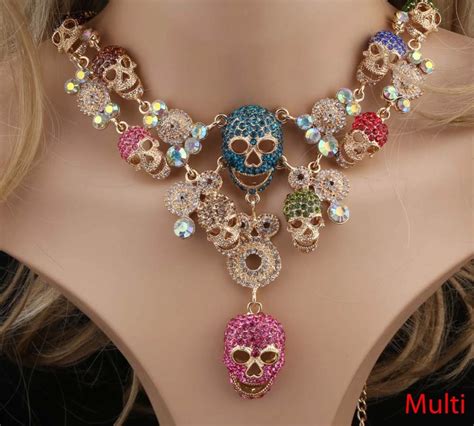 Pin By Allglitters On Trendy Necklace Skull Necklace Skull Pendant