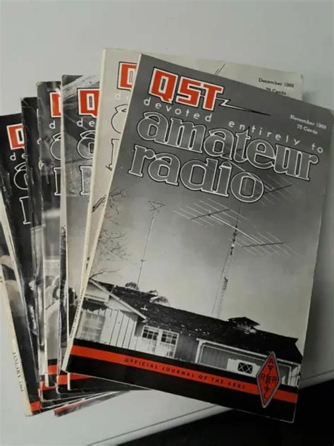Vintage Qst Amateur Radio Magazine Lot S Rare Arrl Picclick