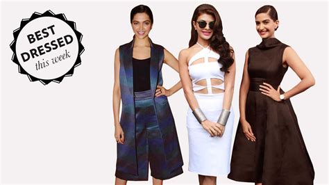 Best Dressed This Week Deepika Padukone And Sonam Kapoor Vogue India