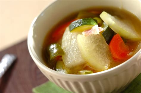 具だくさんの冬瓜スープ煮（副菜）のレシピ・作り方 | 【E・レシピ】料理のプロが作る簡単レシピ