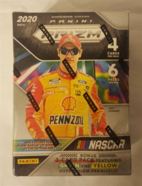 2020 Panini Prizm Nascar Racing Trading Card Blaster Box For Sale