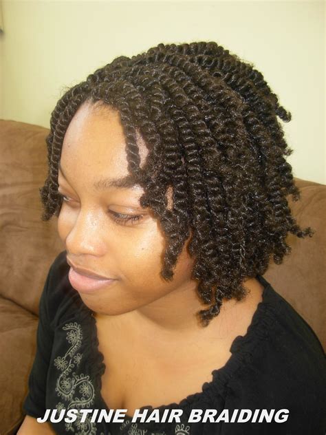 Stylish cornrows, french, goddess, and lemonade braids — the list of braids for curly hair goes on and on. spring twist (3) | Justine Hair Braiding Shop | Flickr