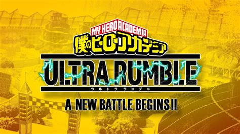 My Hero Academia Ultra Rumble Erster Gameplay Trailer Und Details Zur