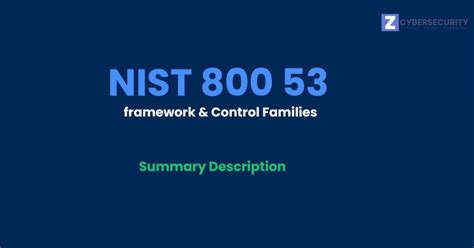 20 Nist 800 53 Control Families Explained Nist 800 53 Controls