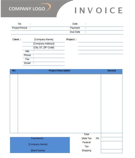 Consulting Invoice Template In Word Porbd