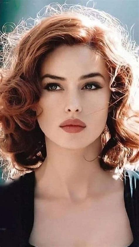 Pin By Mike Garza On Monica Bellucci Red Hair Beauty Face Beautiful Hair