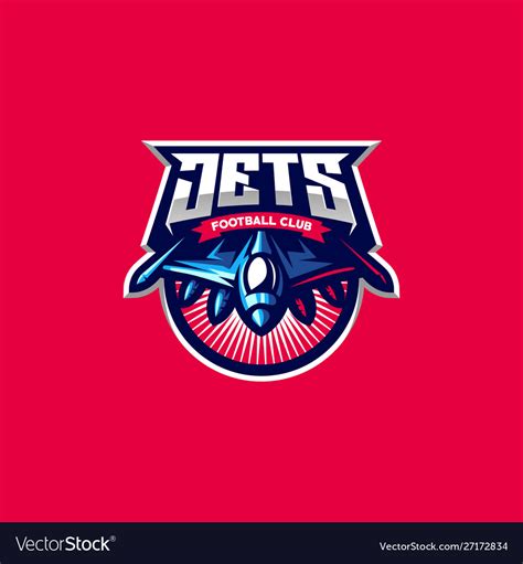 Jets Logo Design Royalty Free Vector Image Vectorstock