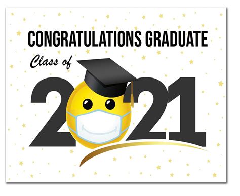 Graduation Congratulations Class Of 2021 Greetings Cards Blank On The