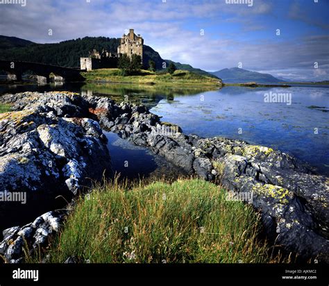 Gb Scotland Eilean Donan Castle In The Highlands Stock Photo Alamy