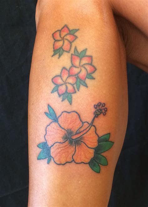Sweet Trade Tattoo Maui Hawaiian Flower Tattoos