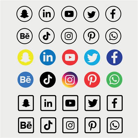 Álbumes 102 Foto Nombre Logo Iconos De Redes Sociales Alta Definición