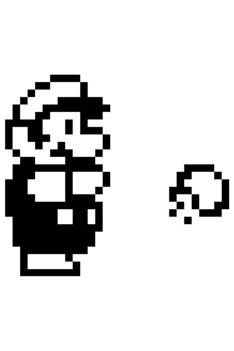 8 Bit Art Super Mario Bros Graphic Image Library