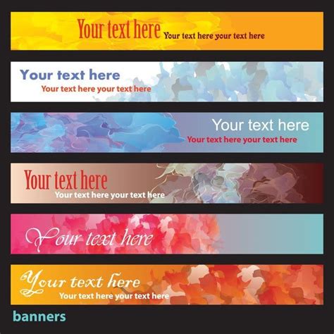 Brilliant Dynamic Banners Eps Vector Uidownload