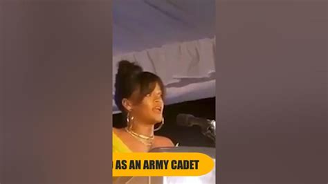 rihanna was an army cadet before being famous 🤯💪 rihanna trending barbados