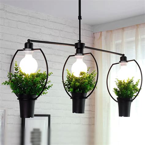 Modern Pendant Light Living Room Restaurant Plant Decor ...
