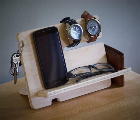 Wooden Docking Station Android Phone Stand Apple Docking Etsy