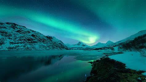 1920x1080 Resolution Lofoten Aurora Borealis Hd Norway 1080p Laptop