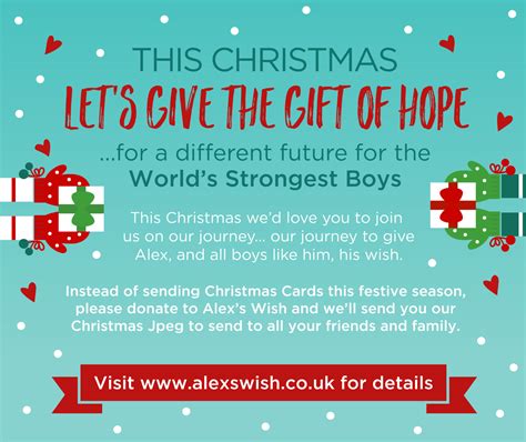 Launching Our Christmas Campaign Alexs Wish