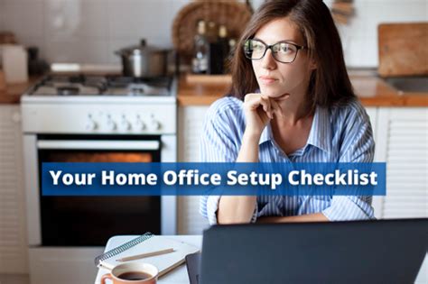 Your Home Office Setup Checklist Solutions Northwest Inc