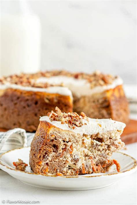 Carrot Cake Cheesecake Flavor Mosaic