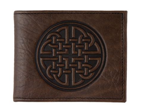 Oberon Design - Celtic Circle Leather Wallet | Leather wallet mens, Wallet men, Leather mens wallet