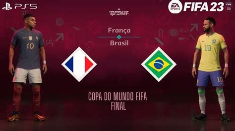 Fifa Fran A Vs Brasil Gameplay Ps K Fps Copa Do Mundo Fifa