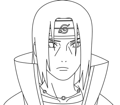 Dibujos De Itachi Akatsuki Para Colorear Para Colorear Pintar E