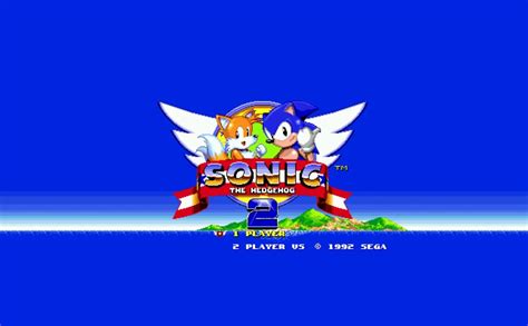 Sonic 2 Title Screen By Djchallis On Deviantart