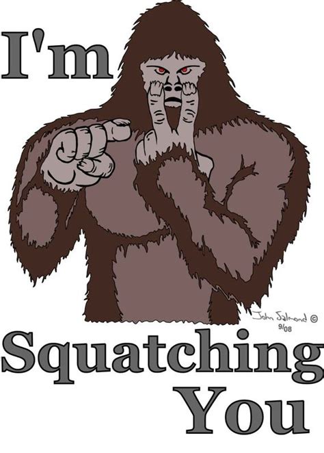 Im Squatching You Rectangle Decal On Bigfoot Humor