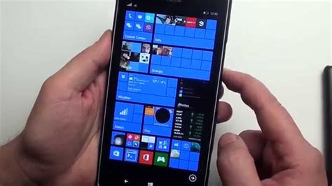 Windows 10 Preview For Phones Lumia 1520 Youtube