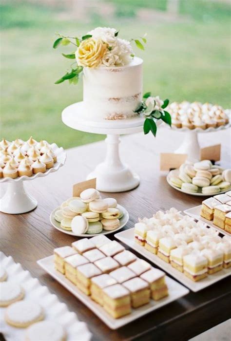 27 Wedding Dessert Table Setting Ideas Chicwedd