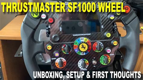 Thrustmaster Sf Wheel Unboxing Setup First Thoughts