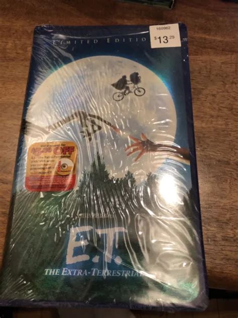 Et The Extra Terrestrial Sealed New Vhs 20th Anniversary Limited