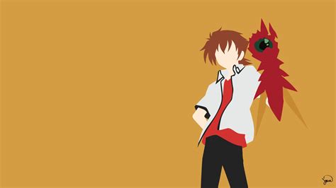Brown Haired Male Cartoon Character Digital Wallpaper High School Dxd