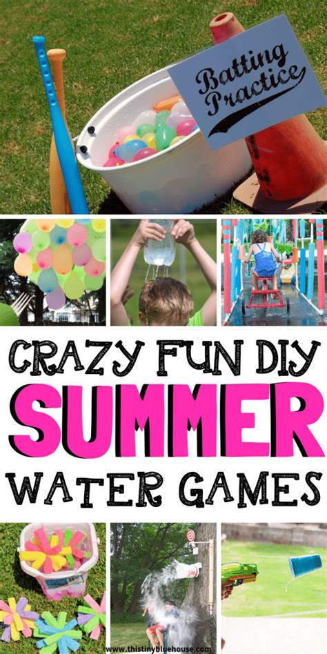 20 Fun Diy Outdoor Water Games For Kids This Tiny Blue House