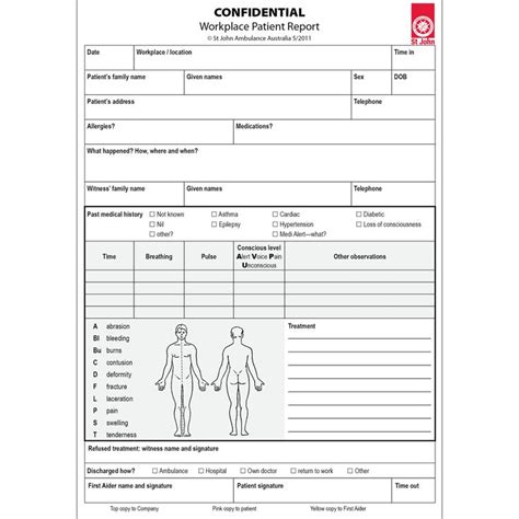 First Aid Incident Report Form The Guide Ways Intended For First Aid