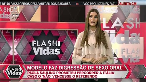 Paola Saulino Modelo Italiana Faz Digressão De Sexo Oral Youtube