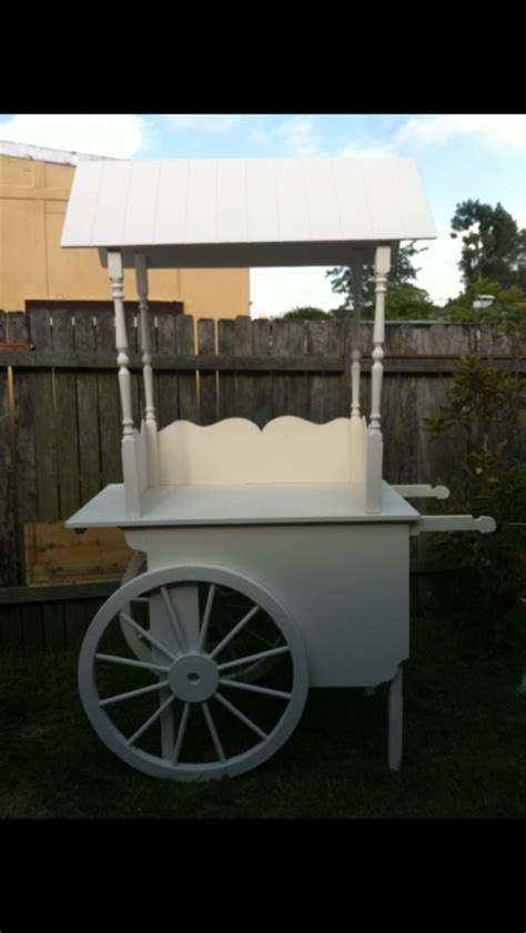 White Candy Cart Prop My Party Events Hire